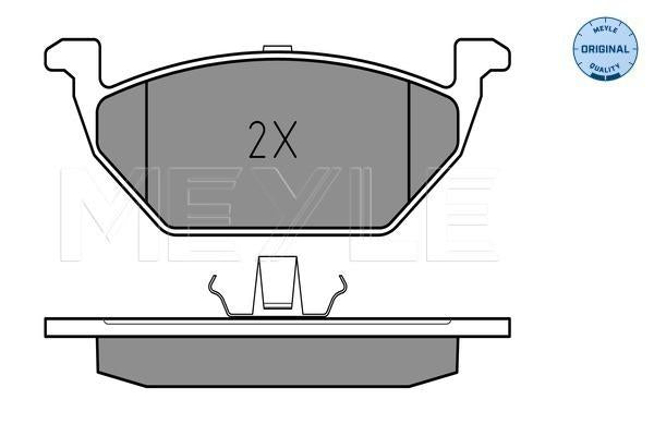 MEYLE Original Brake Pad Set Front 025 231 3019/A