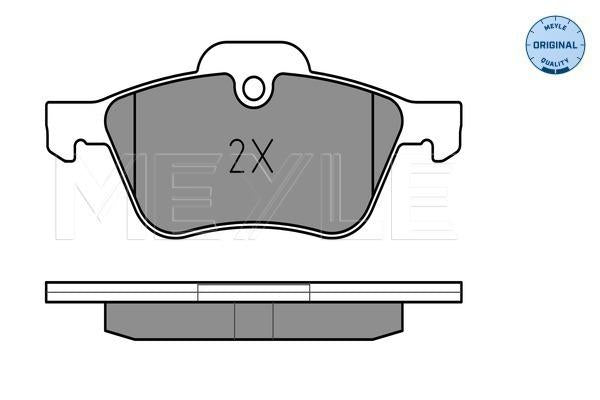 MEYLE Original Brake Pad Set Front 025 232 8118