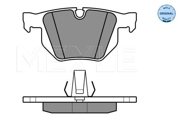 MEYLE Original Brake Pad Set Rear 025 234 4717