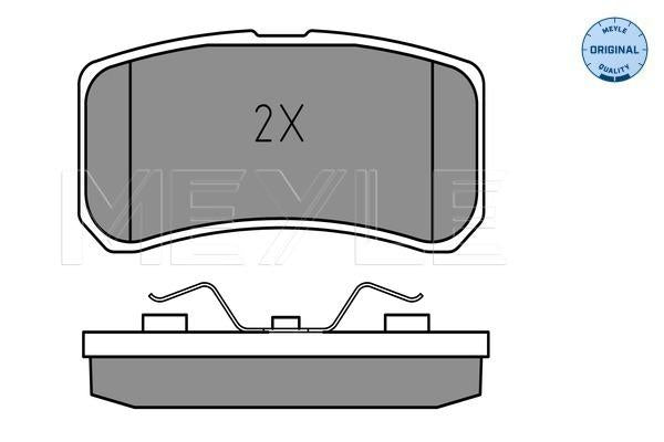 MEYLE Original Brake Pad Set Rear 025 235 8216