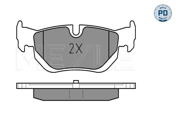 MEYLE PD Brake Pad Set Rear 025 239 2617/PD