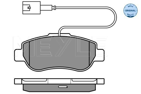 MEYLE Original Brake Pad Set Front 025 240 7217/W