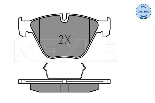 MEYLE Original Brake Pad Set Front 025 241 6120