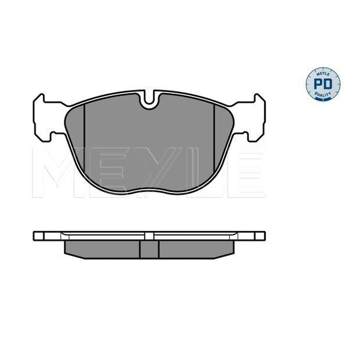 MEYLE PD Brake Pad Set Front 025 241 7019/PD