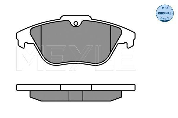MEYLE Original Brake Pad Set Rear 025 242 5317