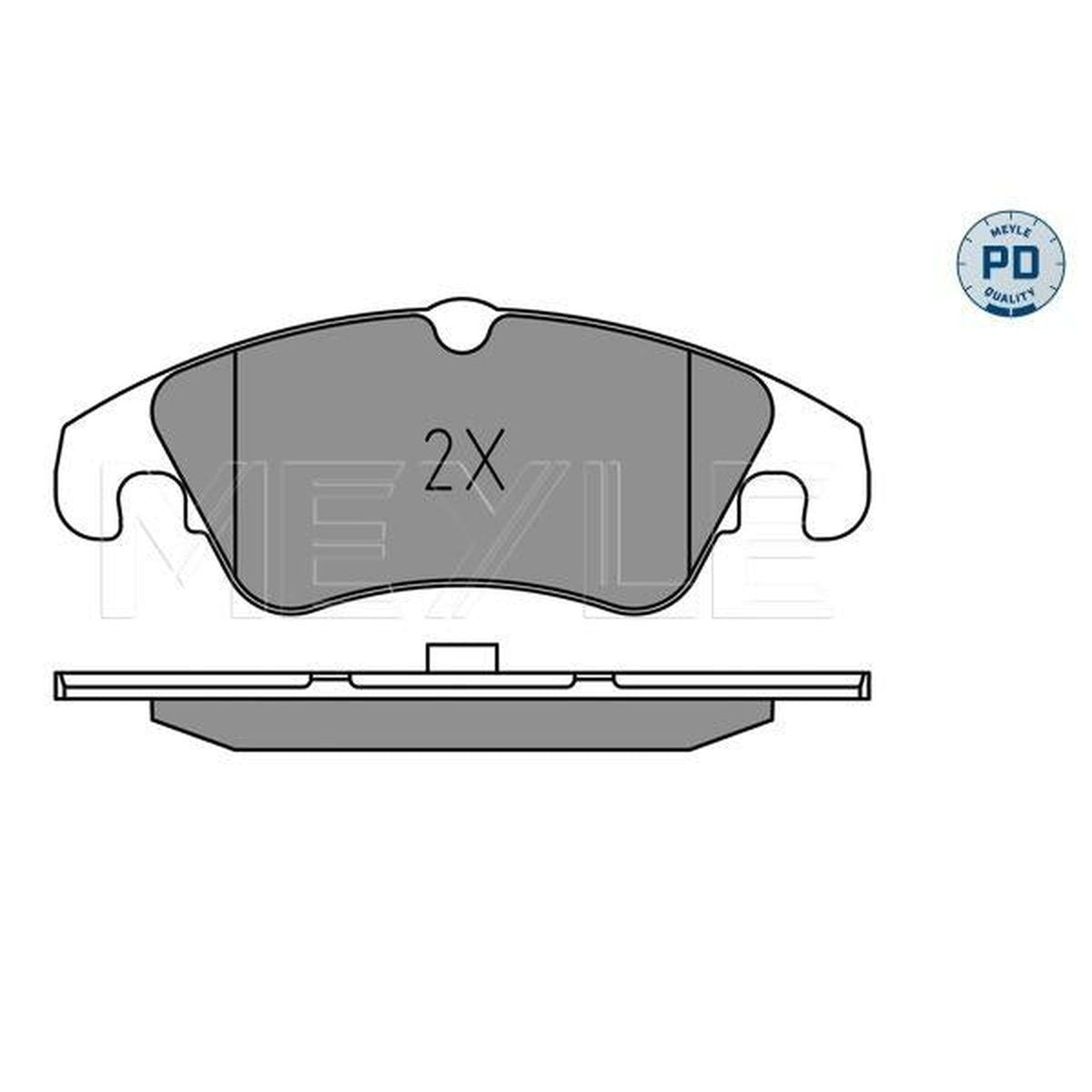 MEYLE PD Brake Pad Set Front 025 247 4319/PD