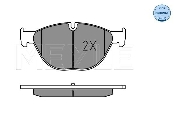 MEYLE Original Brake Pad Set Front 025 250 4519