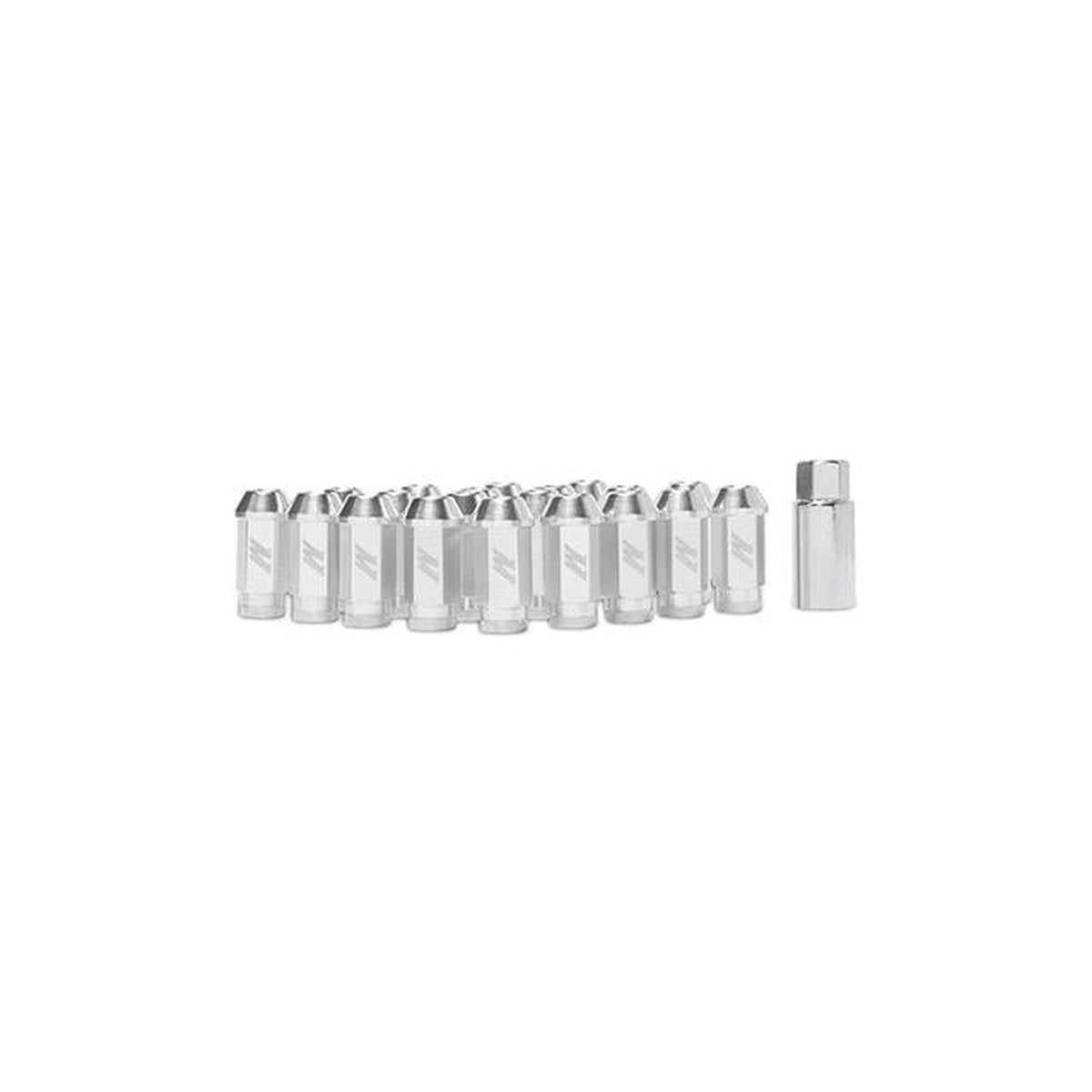 Mishimoto Aluminium Locking Wheel Nuts M12x1.25 (Silver)