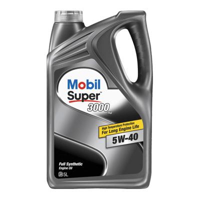 Mobil Super 3000 X2 5W-40 Full Synthetic Engine Oil 5L 136011