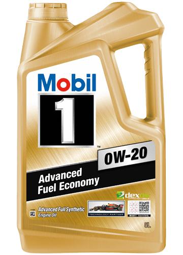 Mobil 1 0W-20 Full Synthetic Engine Oil 5L 141669