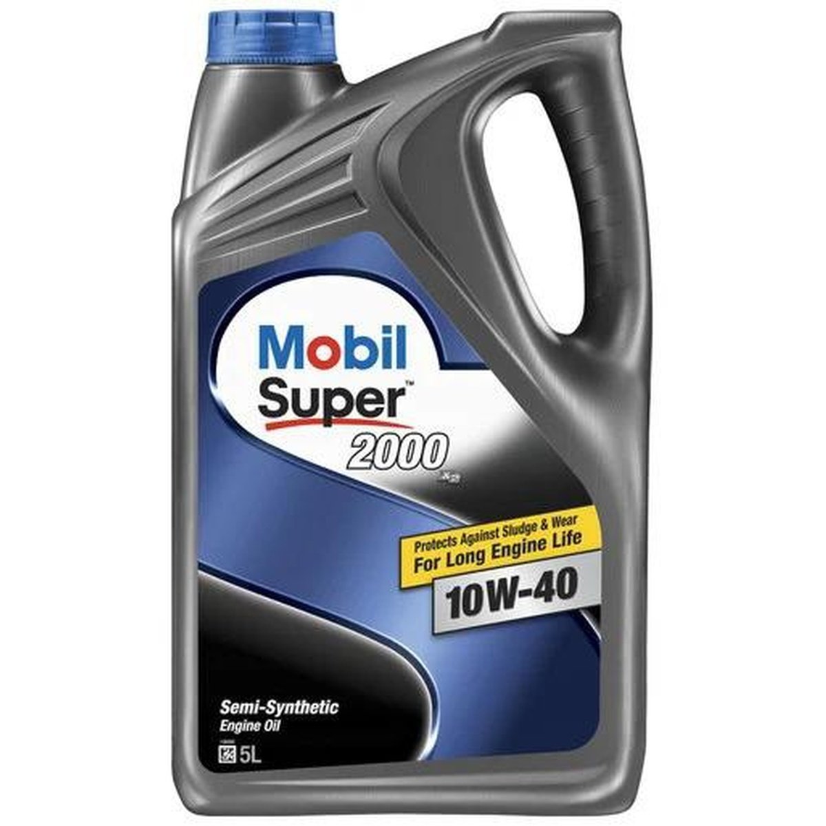 Mobil Super 2000 X2 10W-40 Premium Semi Synthetic Engine Oil 5L 143347