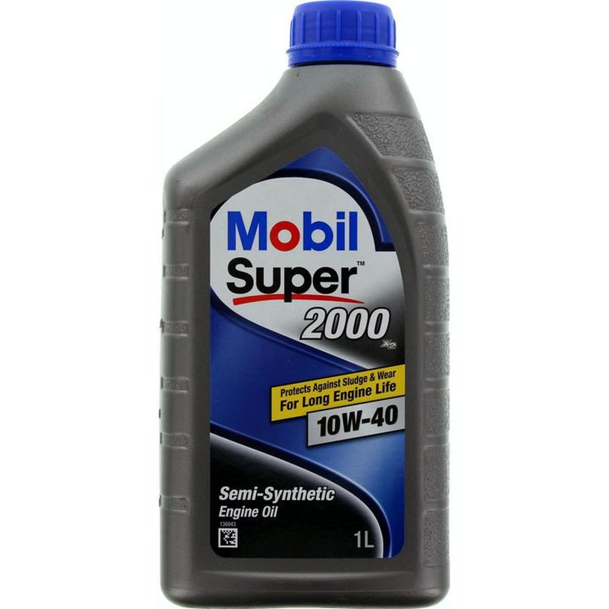 Mobil Super 2000 X2 10W-40 Premium Semi Synthetic Engine Oil 1L 143351