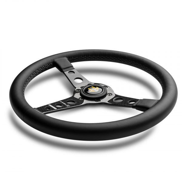MOMO Prototipo 6c Carbon Black Leather 350mm Steering Wheel