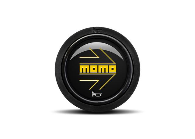 MOMO ARROW Horn Button Polished Black (Flat Lip/One Point) SPHOAWBLKYEF1