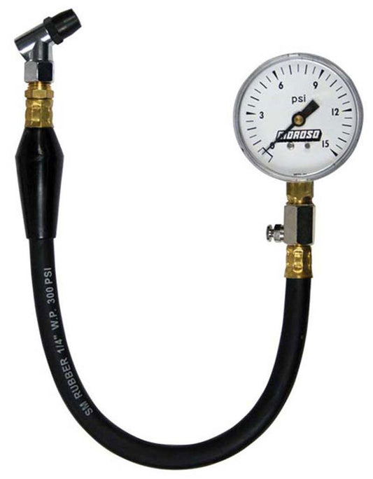 Moroso Tyre Pressure Gauge 0-15 PSI MO89550
