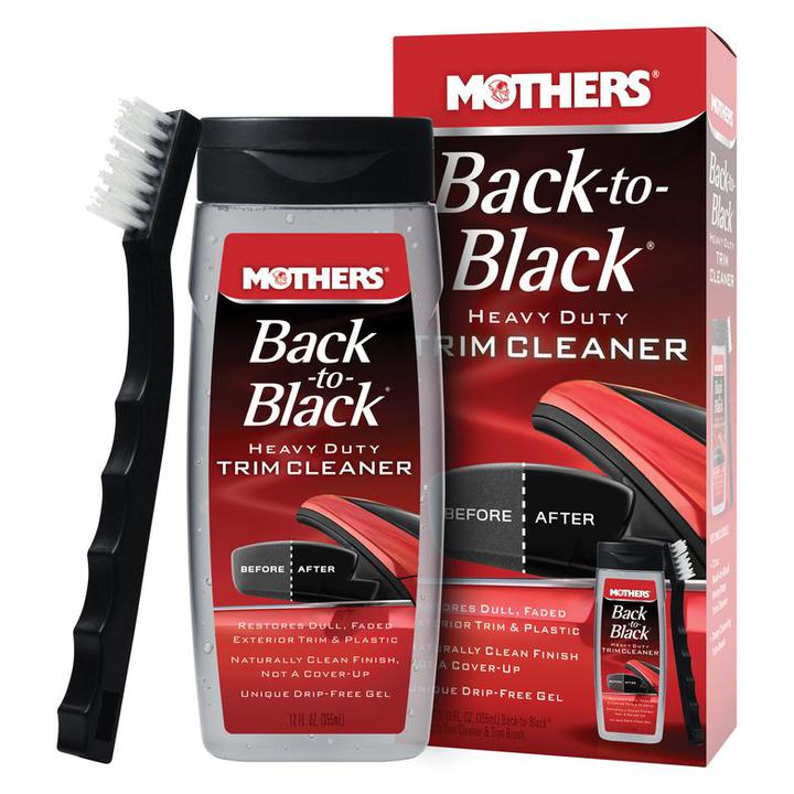 Mothers Back to Black Trim Cleaner Kit Heavy Duty 656141