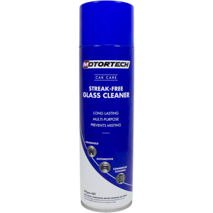 Motortech Glass Cleaner Aerosol Spray 400g MT003