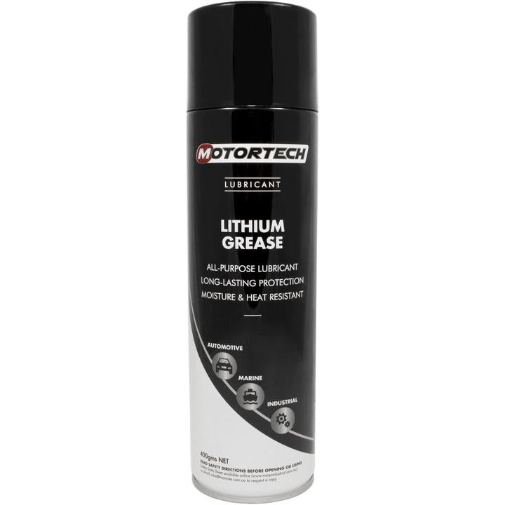 Motortech Lithium Aerosol Spray Grease 400g MT107