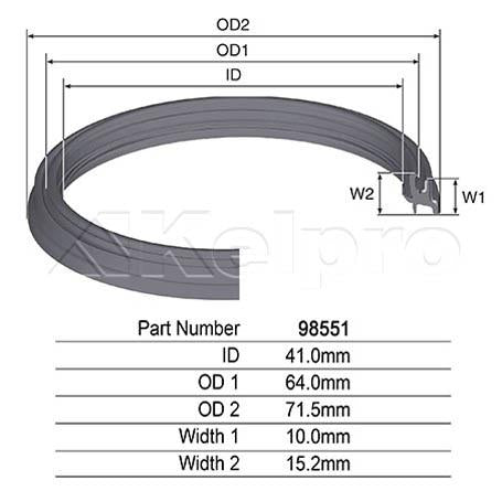 Kelpro Oil Seal 98551