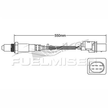 Fuelmiser Oxygen Lambda Sensor COS1307