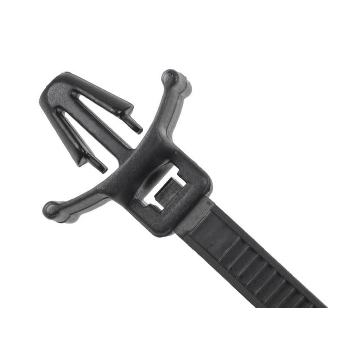 MVP Push Mount Cable Tie Black 200mm 100 Pack VPR-007