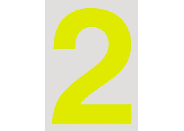 MVP Number 2 Day Glo 15cm Cams Approved VPR-025-2