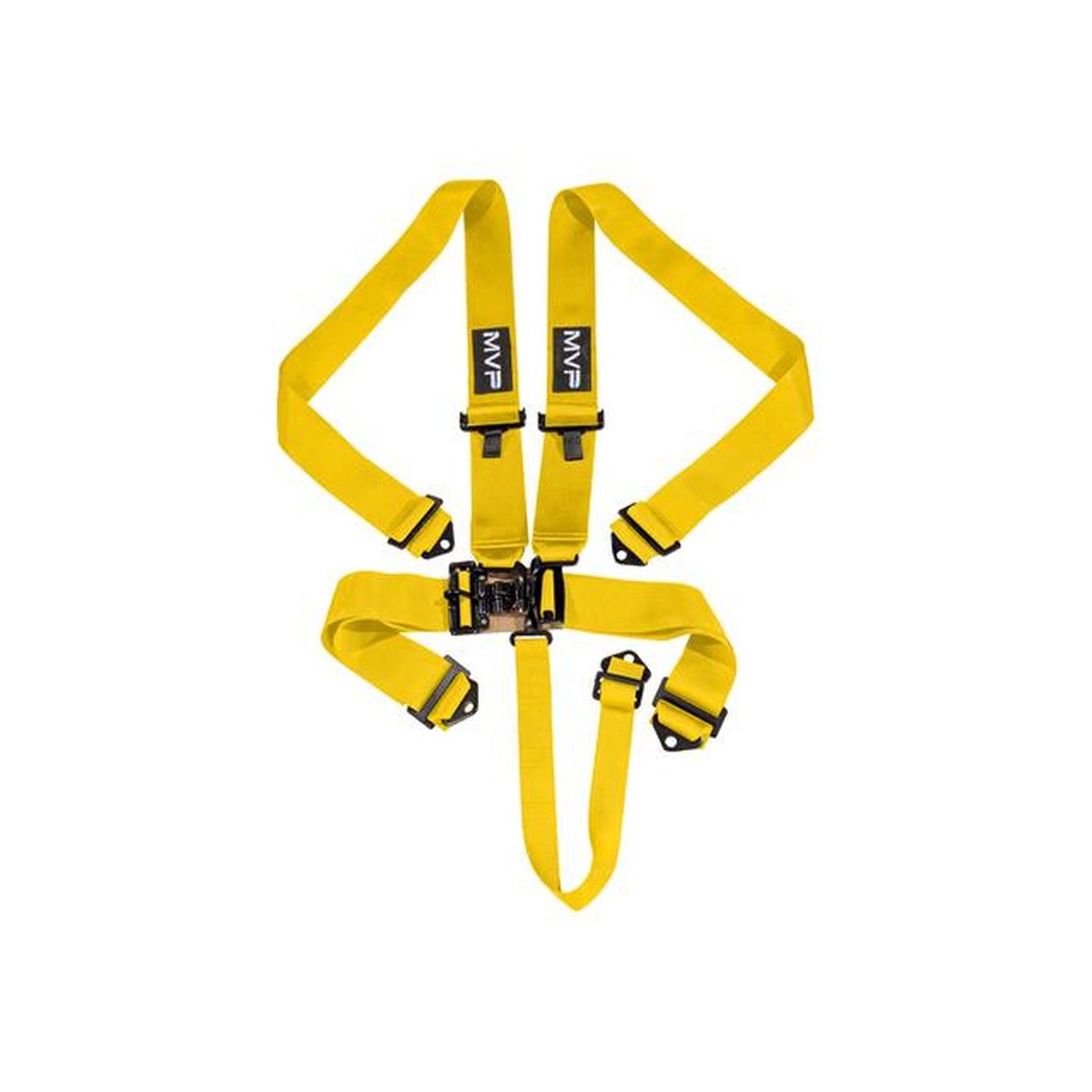 MVP Racing Harness 5 Point 3" Belts Latch Type Yellow SFI Approved VPR-102