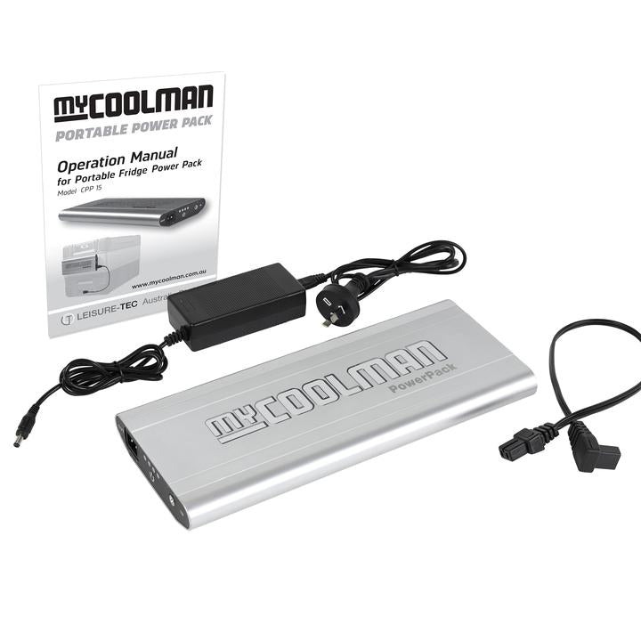 myCOOLMAN Portable Fridge/Freezer Powerpack Magnetic Water Resistant IP65 15Ah LiFeP04 CPP15