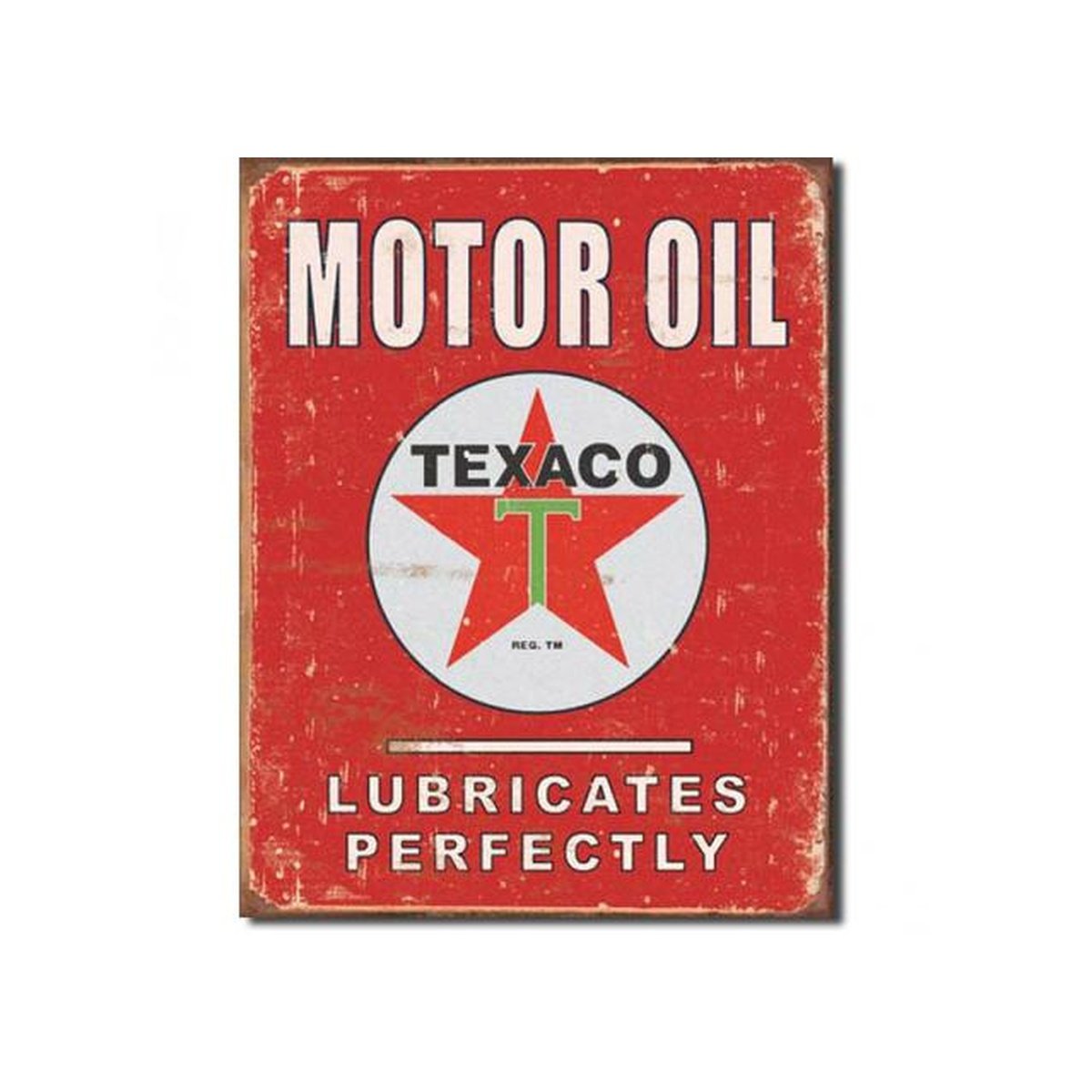 Texaco Lubricates Perfectly Metal Sign (32x41cm) MSI1444