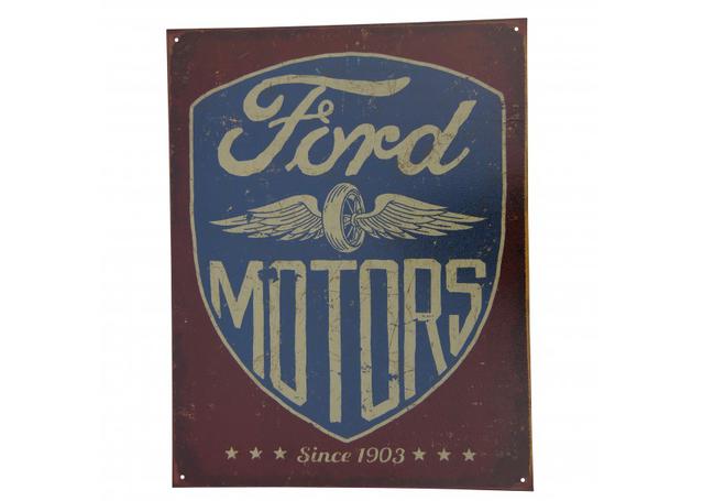 Ford Motors Since 1903 Metal Sign (32x41cm) MSI2205