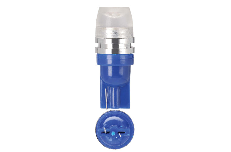 Narva Globe High Powered LED T-10 Wedge Globe Cobalt Blue 12V (2Pk) 18070BL