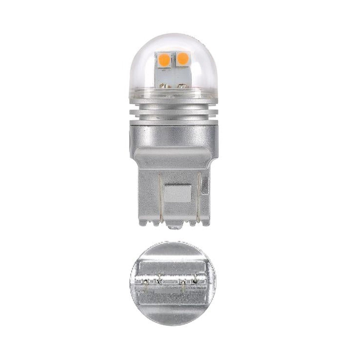 Narva 12V T20 W21W LED Wedge Globes Stop Light 2700K 2PK 18230BL