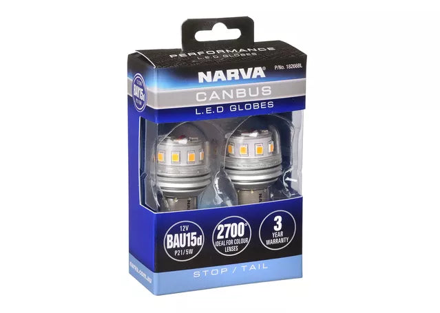 Narva BAY15D LED Globe Canbus 12V 18266BL
