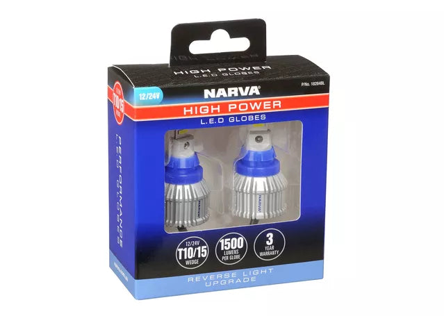 Narva LED Globe T15 12/24V HP Rev 18284BL