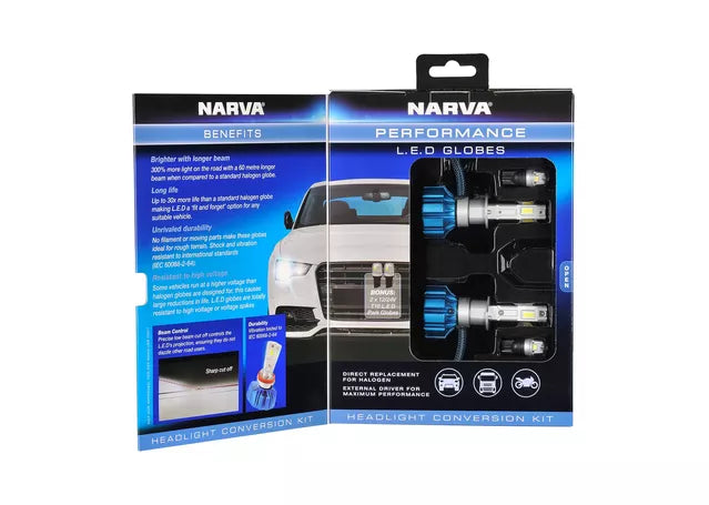 Narva H1 12/24V Gen III Performance LED Headlight Conversion Kit 5700K 18441