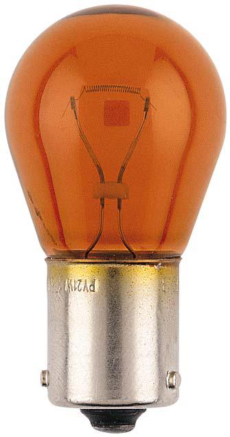 Narva Globes Tail Light/Indicator 12V 21W Amber 2 Pack 47384BL