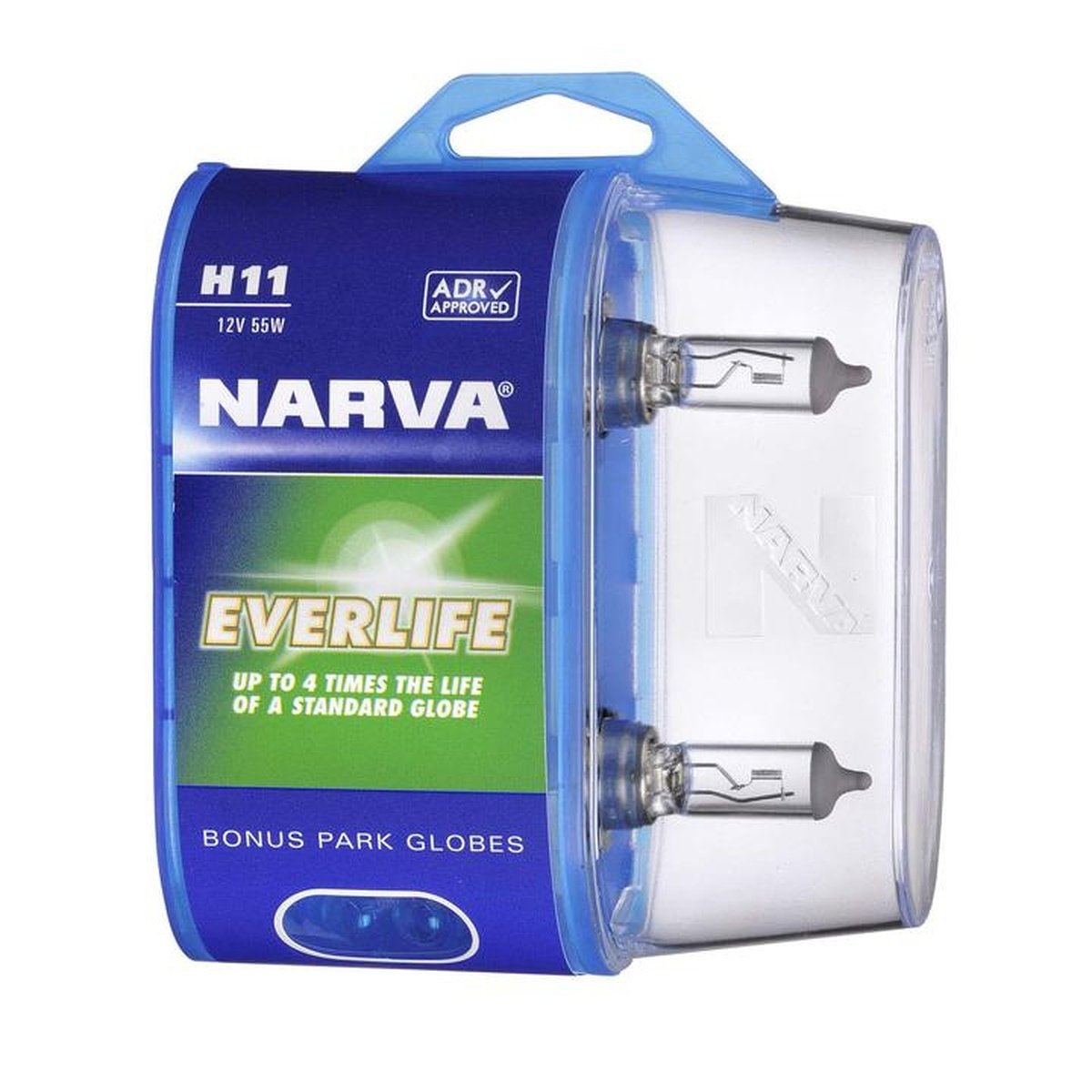 Narva H11 Everlife Halogen Headlight Globes 12V 55W
