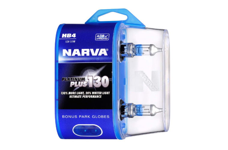 Narva HB4 Globe 12V 51W Platinum Plus 130 2Pk 48544BL2