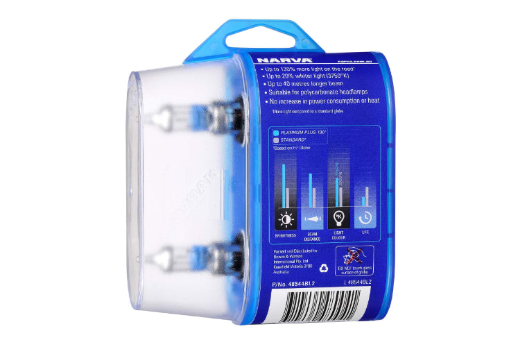 Narva HB4 Globe 12V 51W Platinum Plus 130 2Pk 48544BL2
