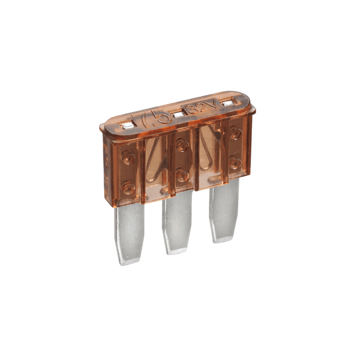 Narva 3 Blade Fuse Micro 7A Brown (25Pk) 51207