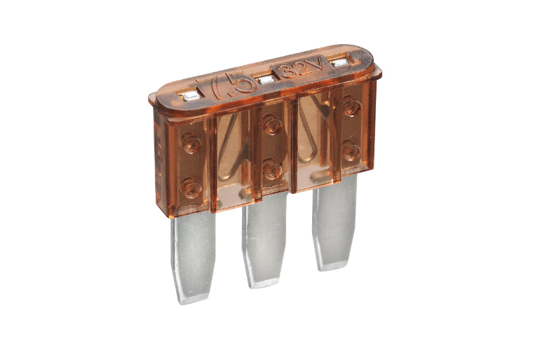 Narva 3 Blade Fuse Micro 7A Brown (5Pk) 51207BL