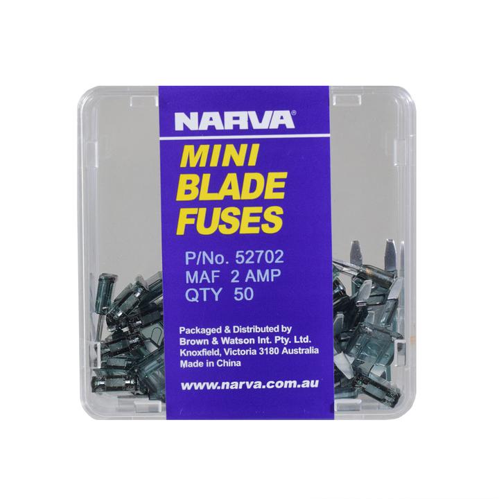 Narva Blade Fuse Mini 2A (50Pk) 52702