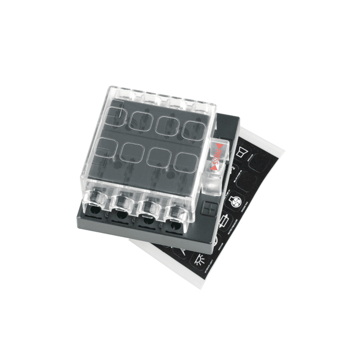 Narva Fuse Block ATS 8 Way With Cover 54433