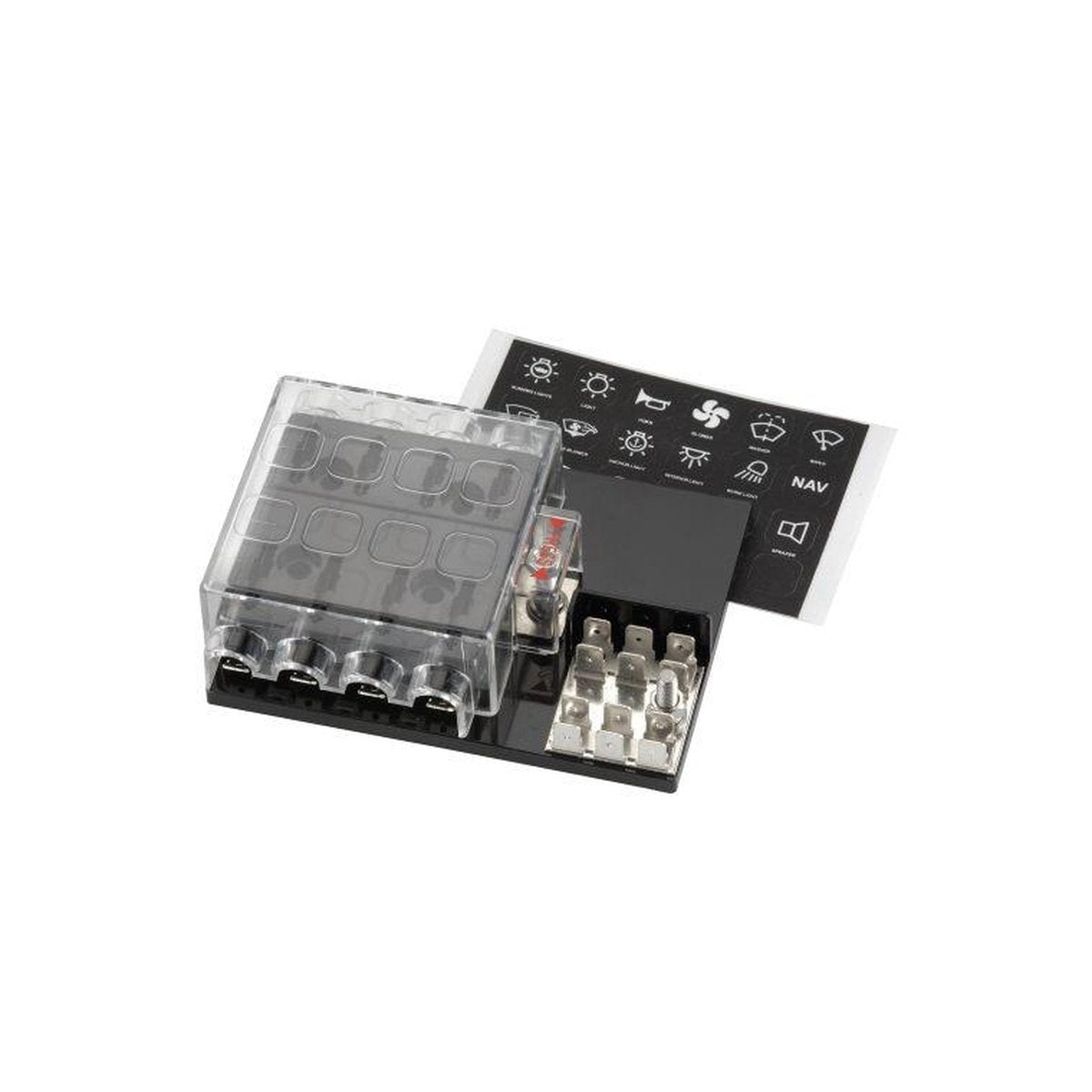 Narva Fuse Block ATS With Ground 8 Way 54442