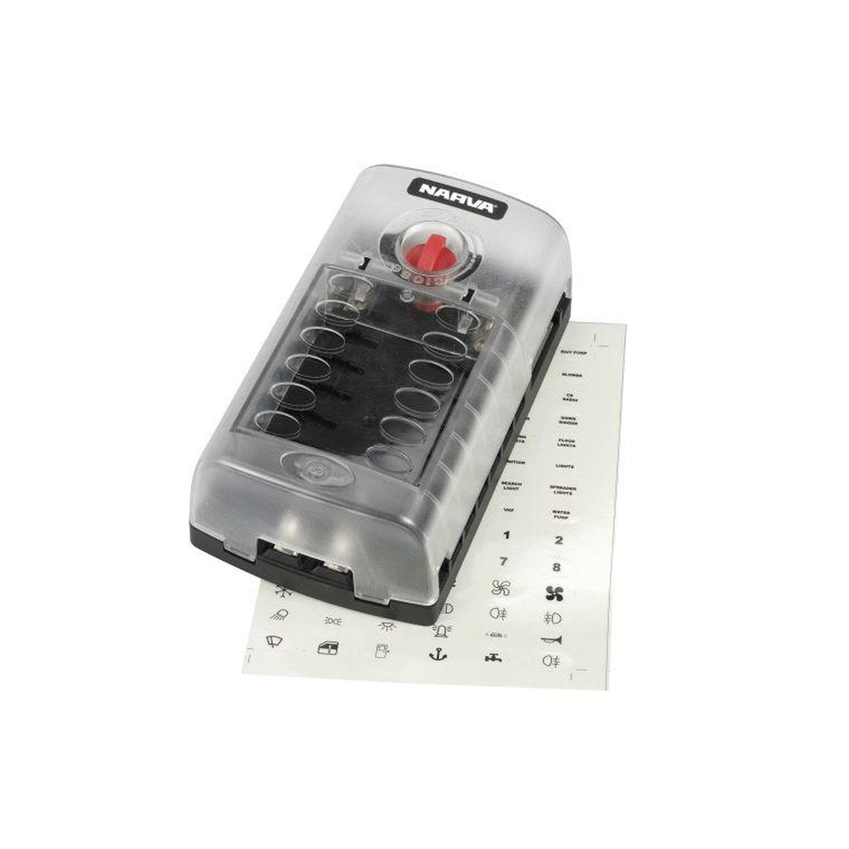 Narva Blade ATS Fuse Box With Cover 12 Way 54450BL