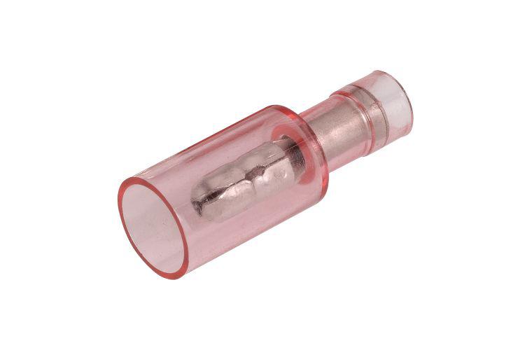 Narva Terminal Male Bullet Red 4mm (12Pk) 56047BL