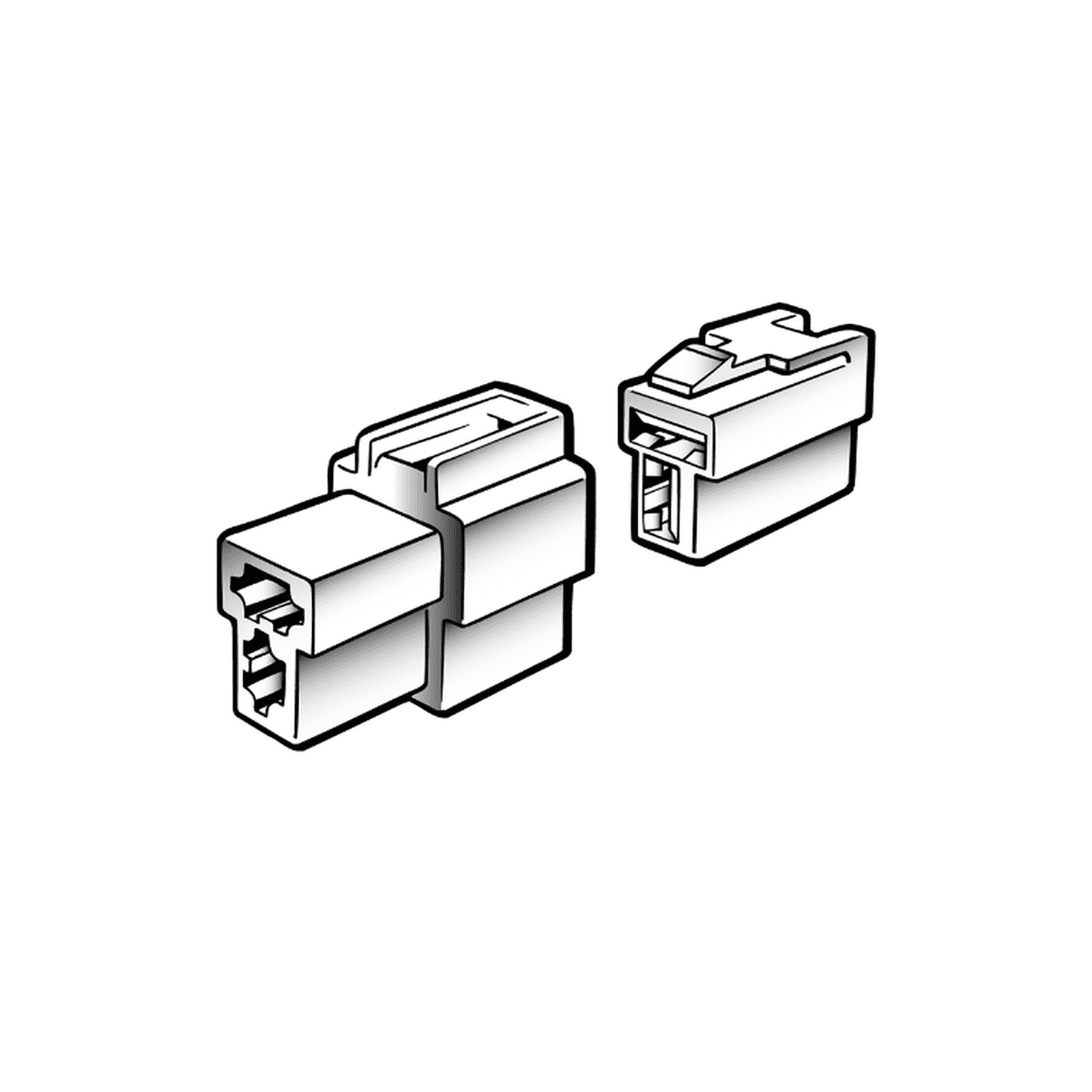 Narva Quick Connect Housing 2 Way 56272BL