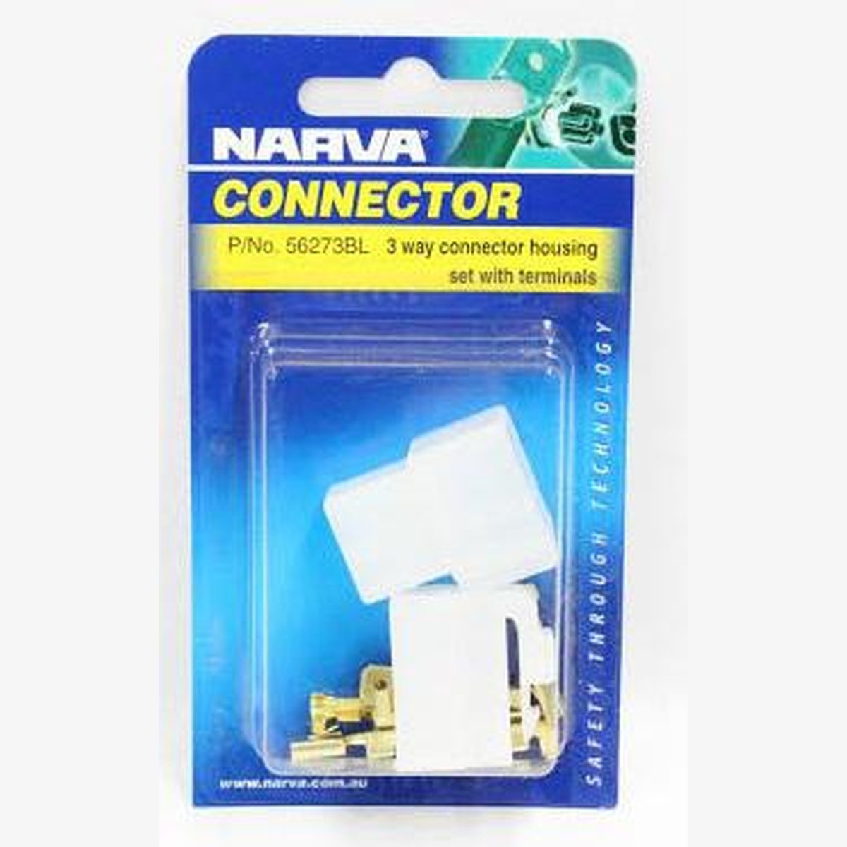 Narva Quick Connect Housing 3 Way 56273BL