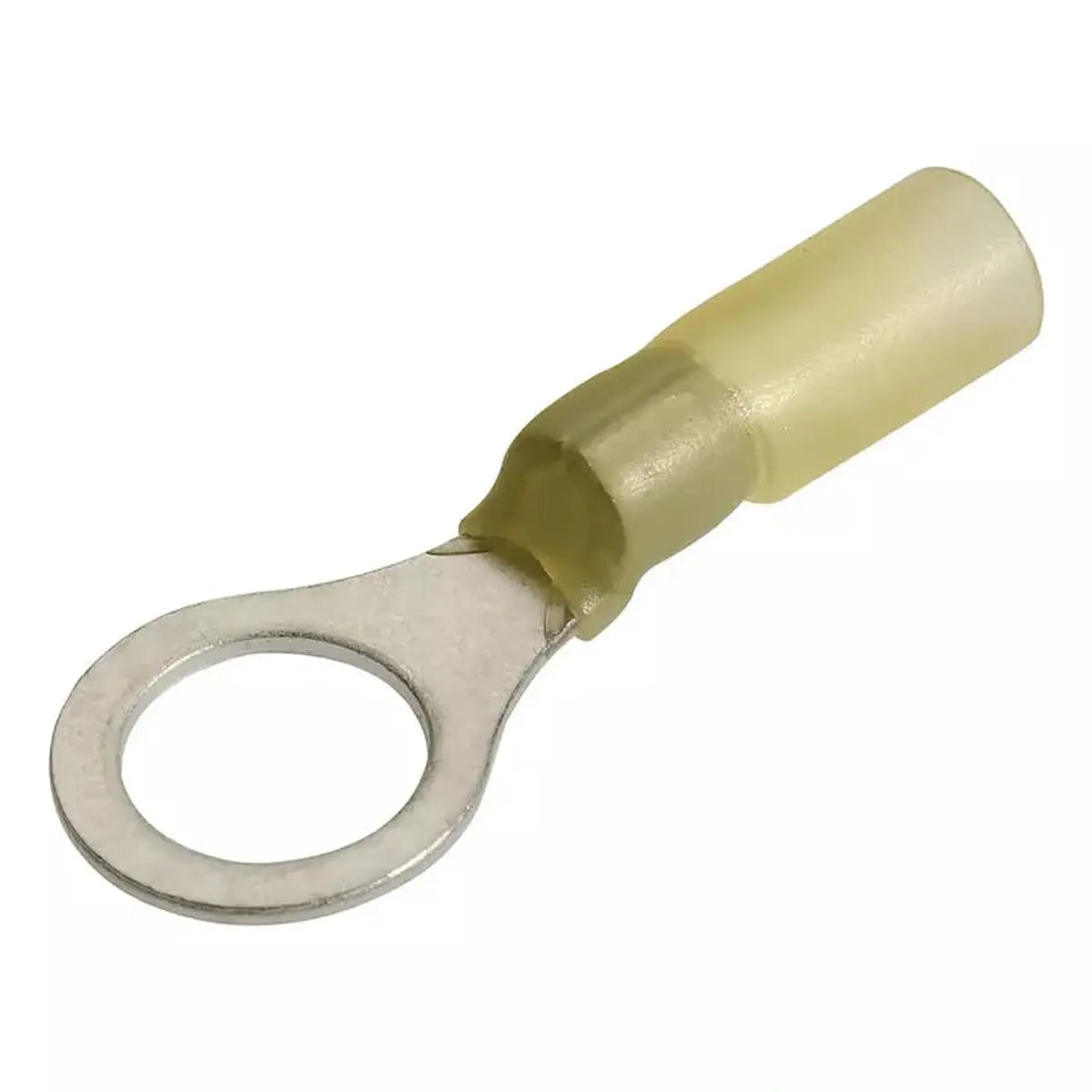 Narva Terminals Ring Adhesive Lined Yellow 6.3mm (50Pk) 56374