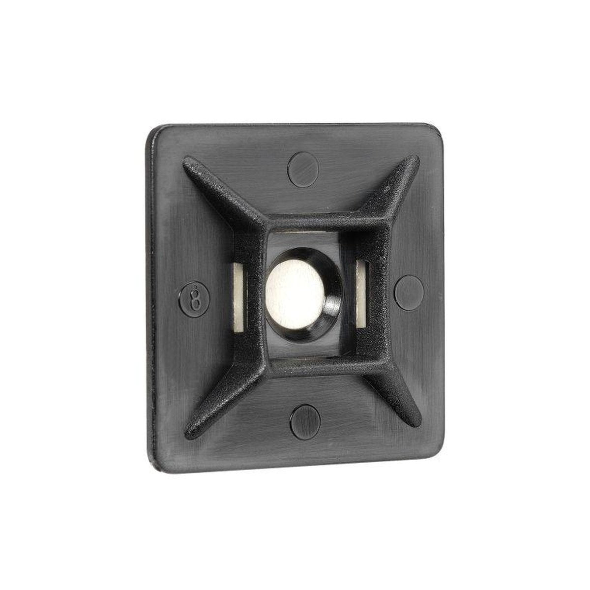 Narva Cable Tie Mounts Black 28mm (25Pk) 56446
